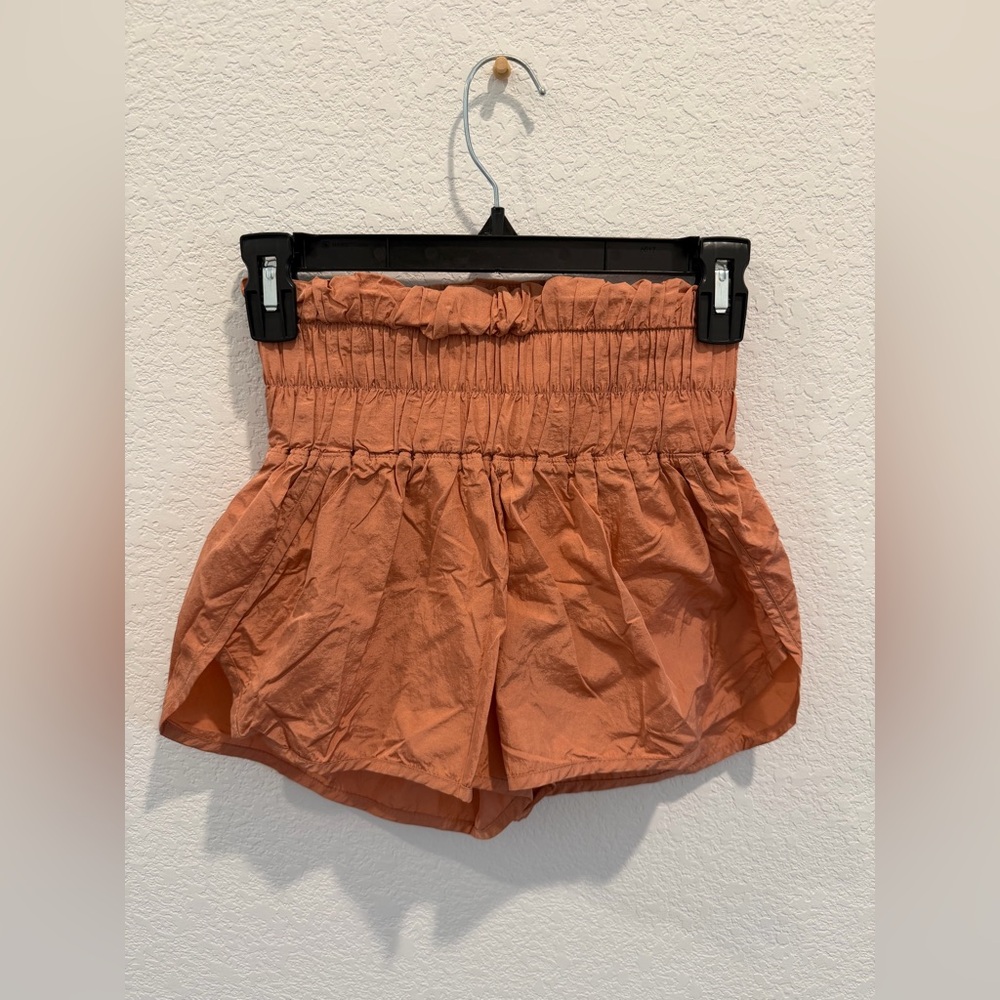 FP Movement Free People High Waist The Way Home Shorts Women's Apricot
